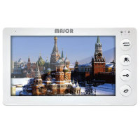MAJOR ALFA PRO 2 Белый монитор видеодомофона