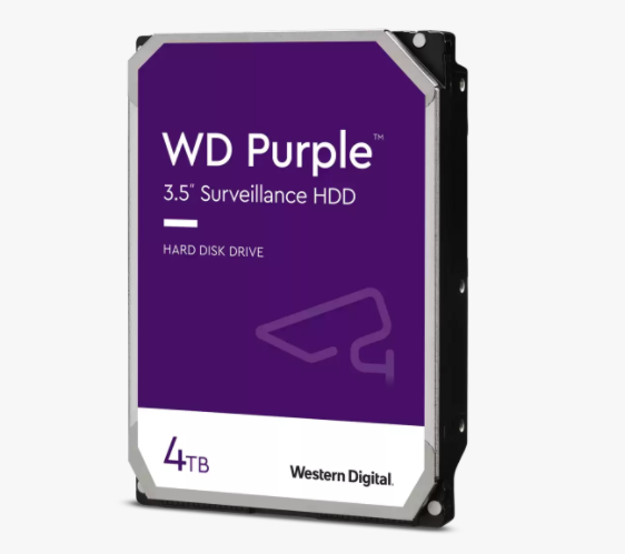 Жесткий диск WD Purple WD10PURZ, 4Тб, HDD, SATA III, 3.5"