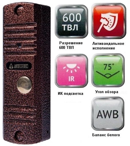Вызывная панель Activision AVC-305(PAL/NTSC)